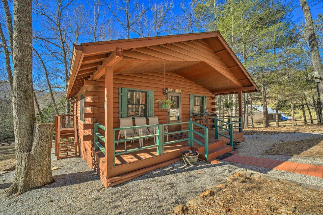 Franklin Cabin With Porch Near Hiking And Waterfalls! Bagian luar foto