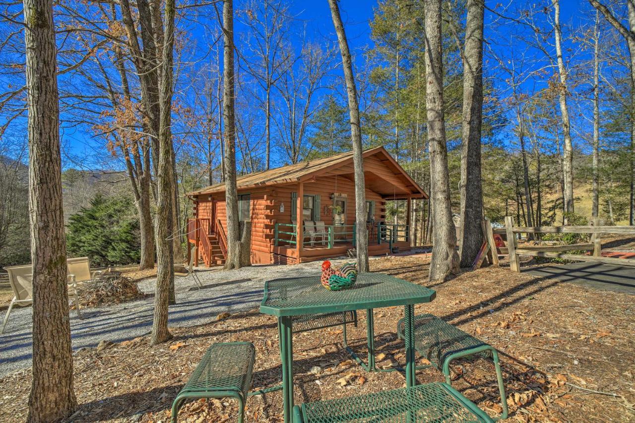 Franklin Cabin With Porch Near Hiking And Waterfalls! Bagian luar foto